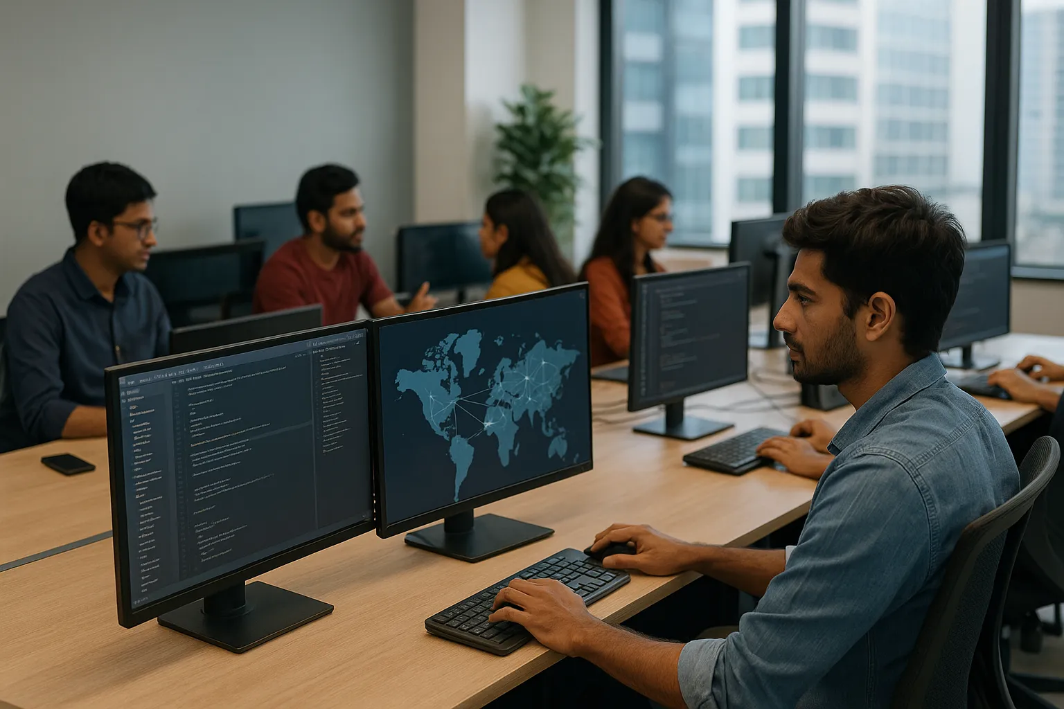 “Tech4LYF team building global software solutions from their Chennai-based office for clients worldwide”