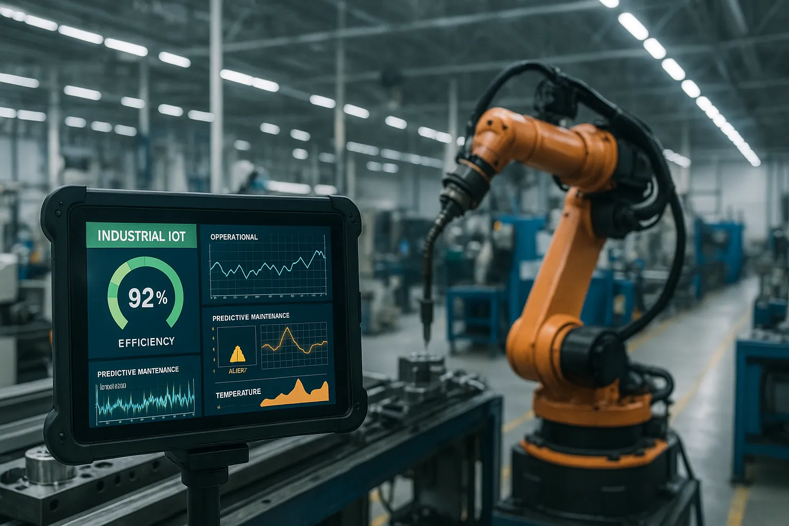 Industrial IoT Implementation Chennai – Smart Factory Dashboard