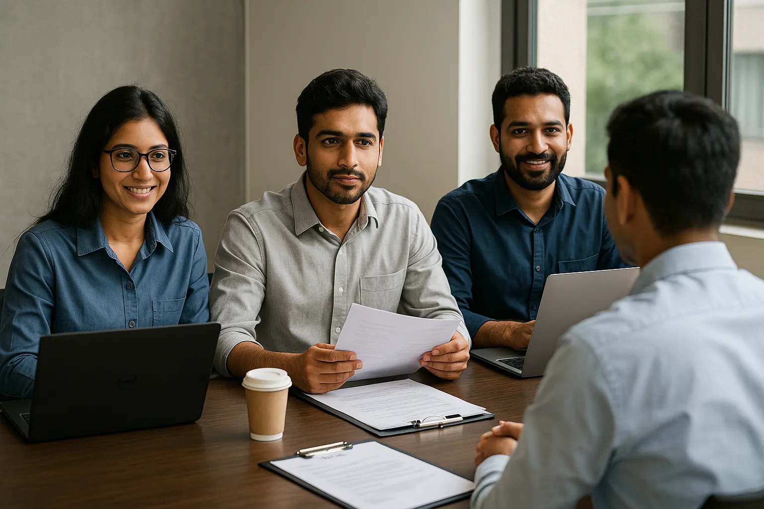 business team in Chennai hiring mobile app developers for Flutter project