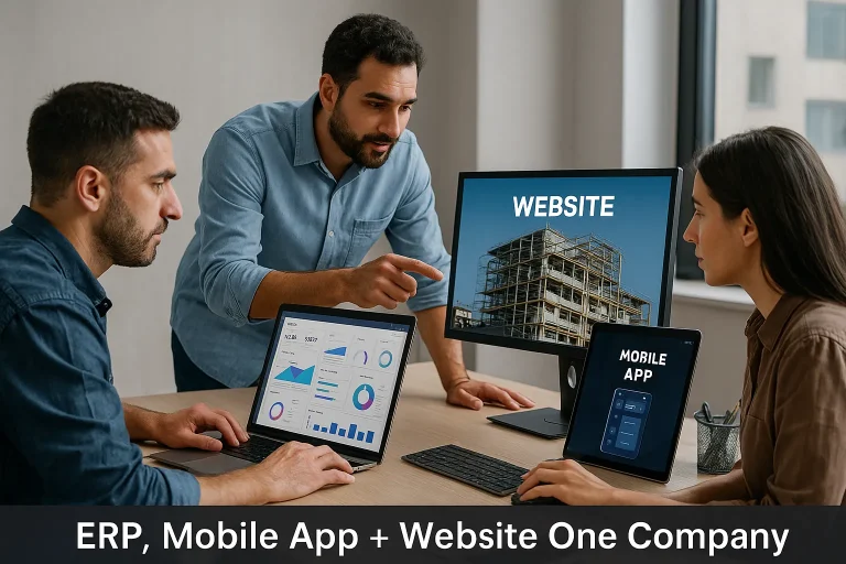 ERP Mobile App Website One Company – Unified Development by Tech4LYF