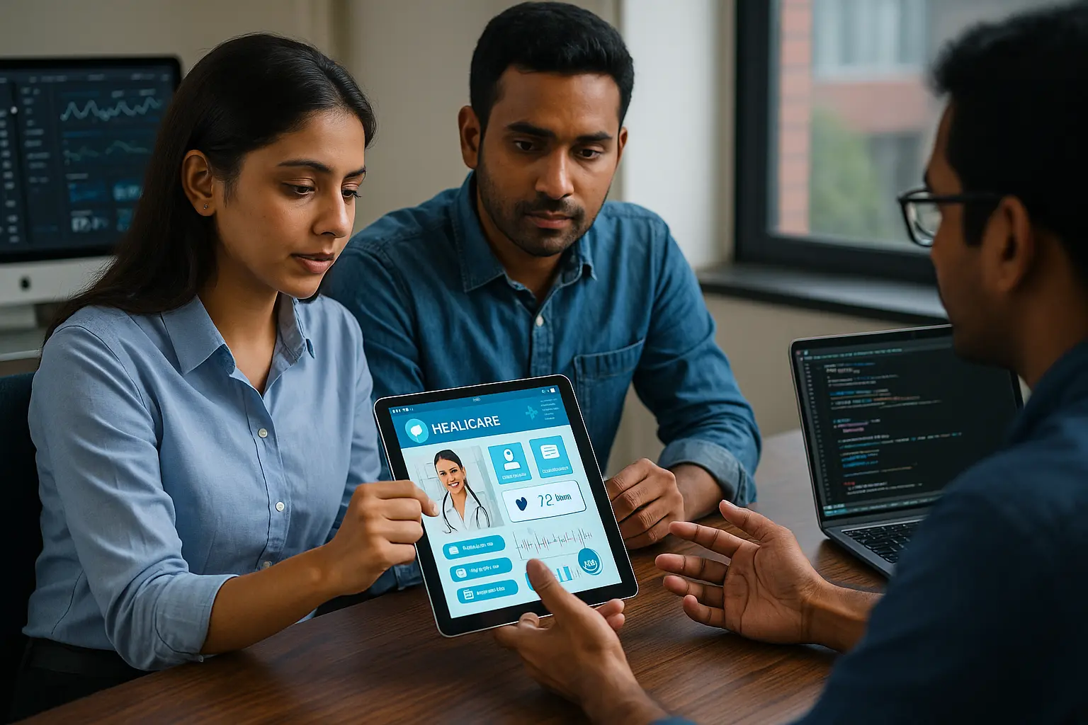 Healthcare app developers in Chennai working on telemedicine and patient management apps