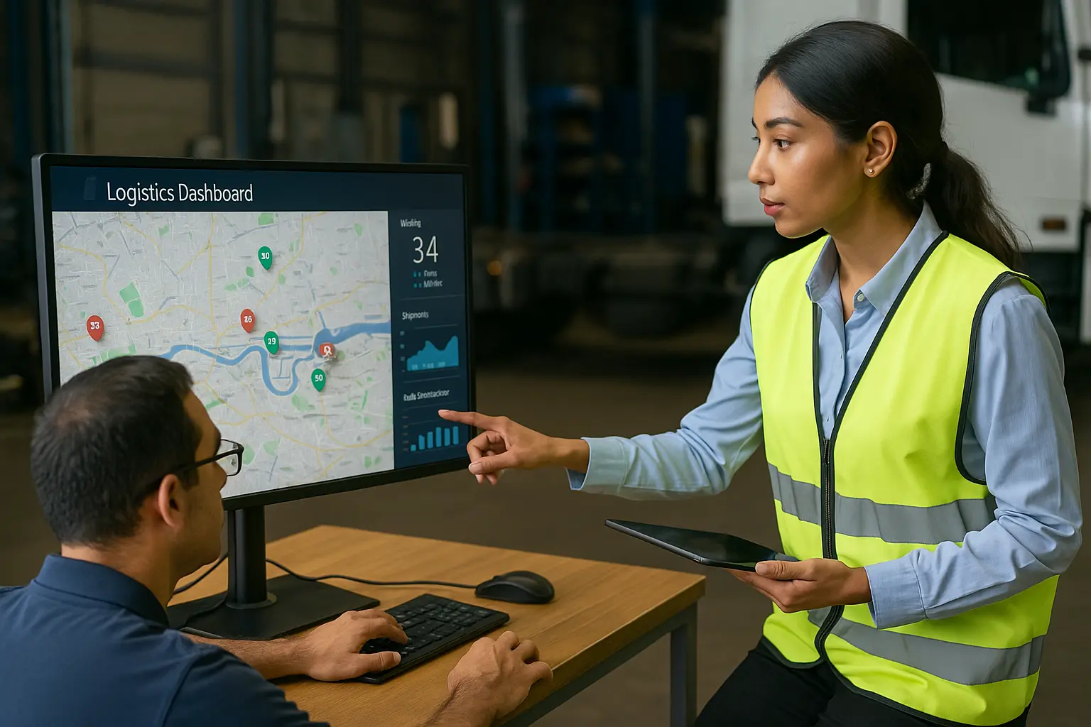 IoT developers in Chennai working on logistics and fleet tracking solutions with real-time dashboards