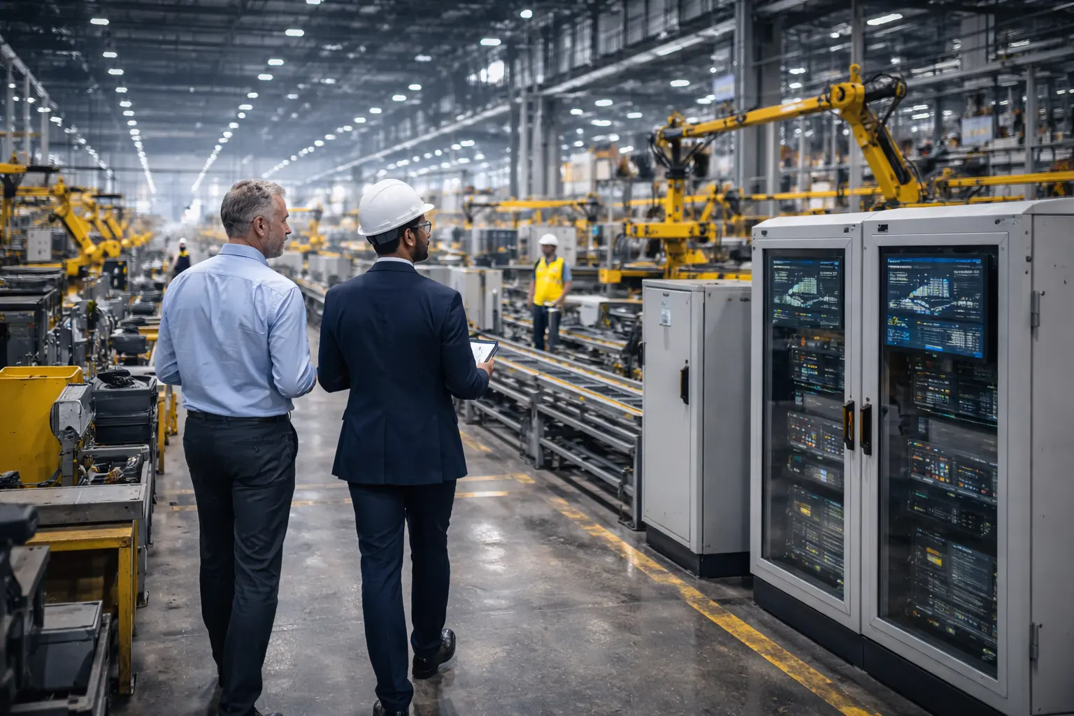 Real-time manufacturing operations enabled by IoT and ERP integration in an industrial plant