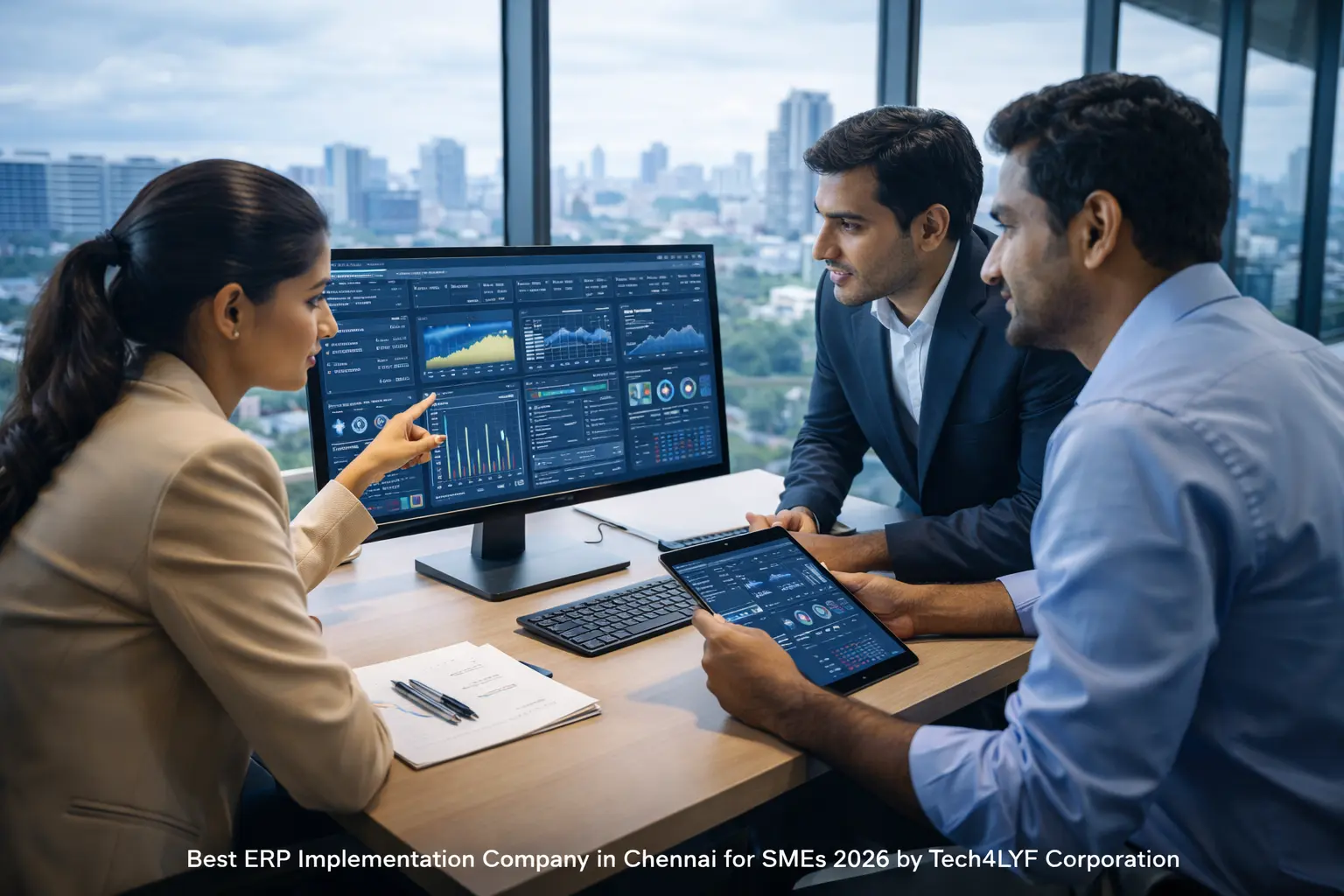 Best ERP Implementation Company in Chennai for SMEs 2026 by Tech4LYF Corporation