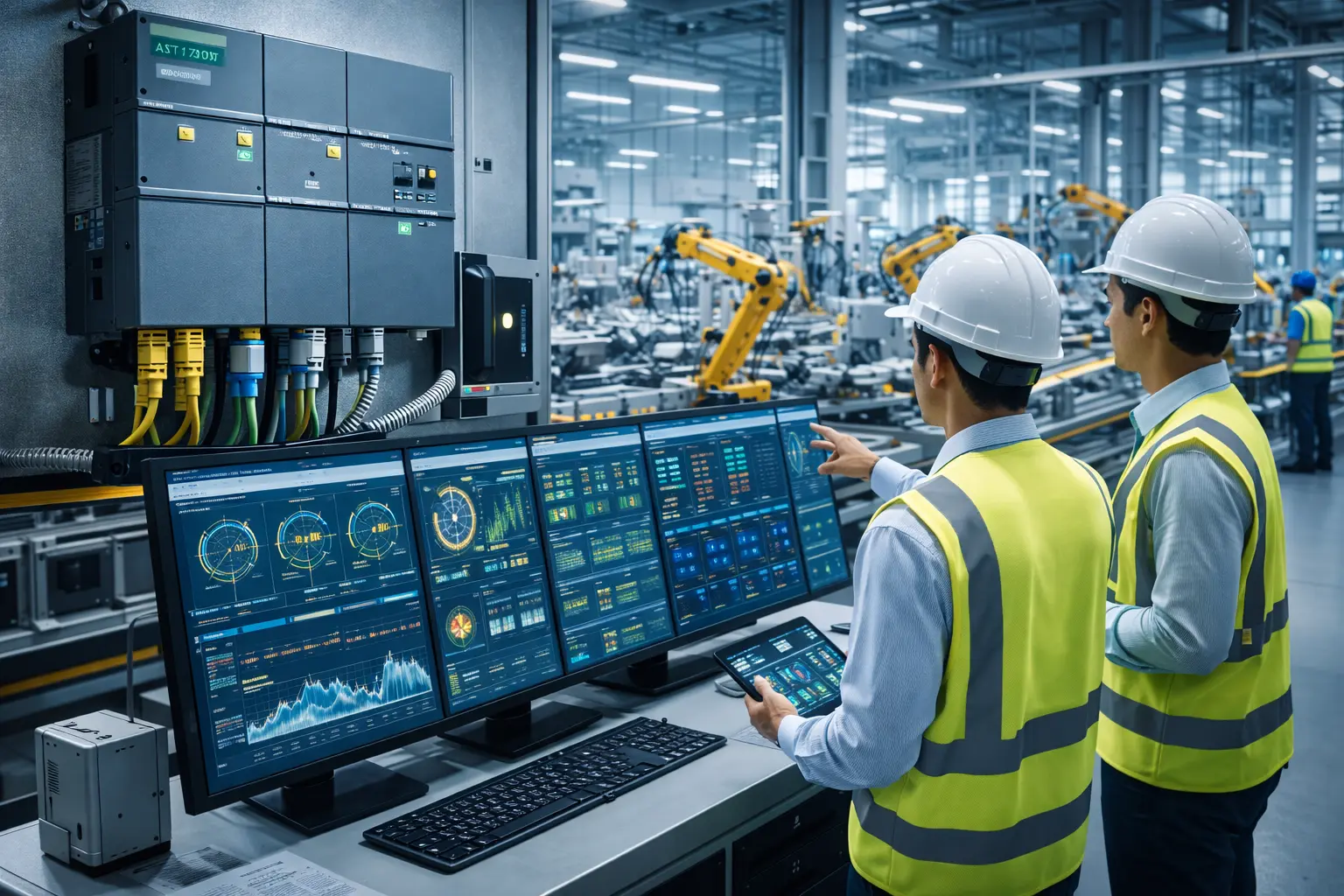 PLC and IoT integration system in Chennai manufacturing plant