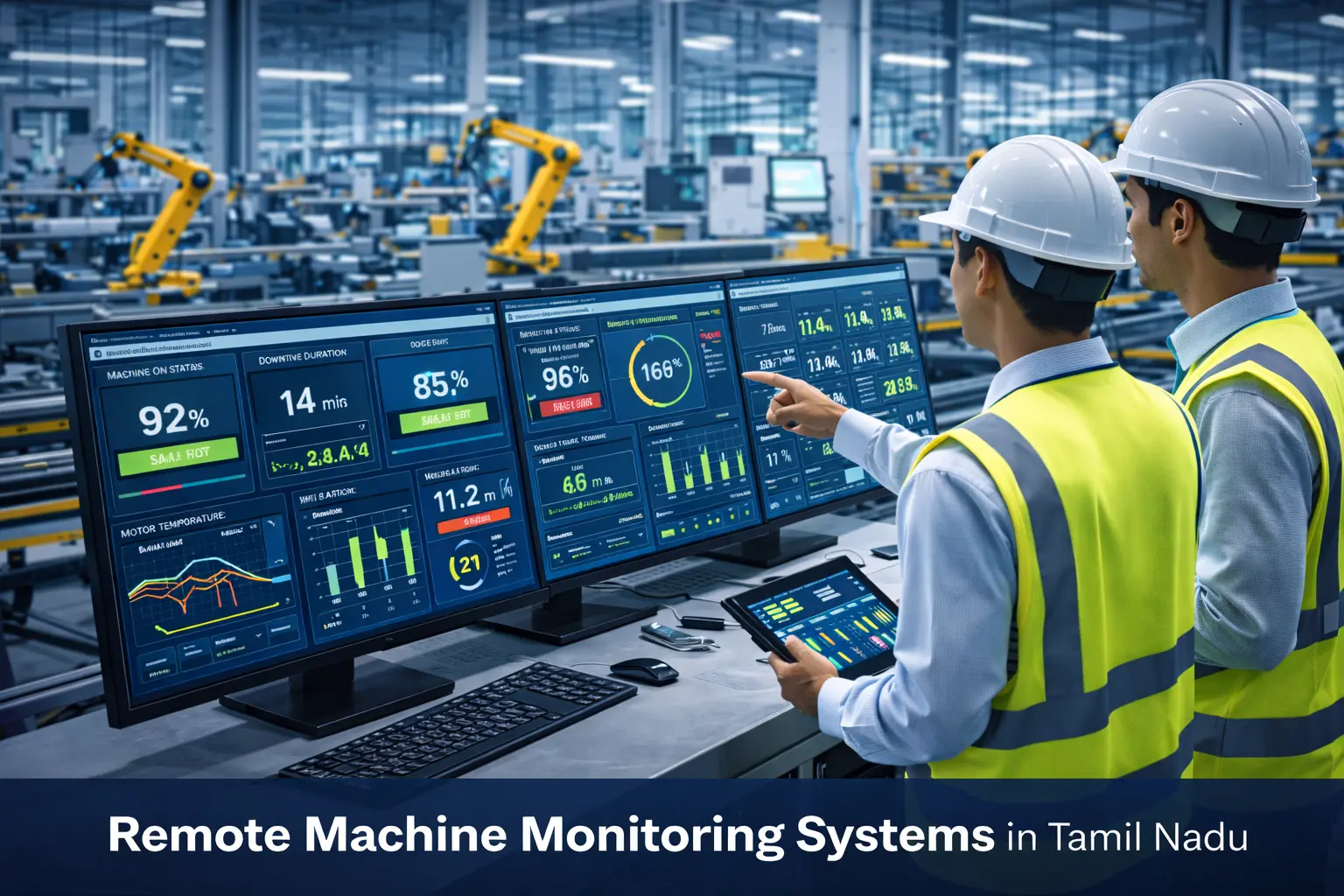 Remote Machine Monitoring Systems in Tamil Nadu industrial dashboard