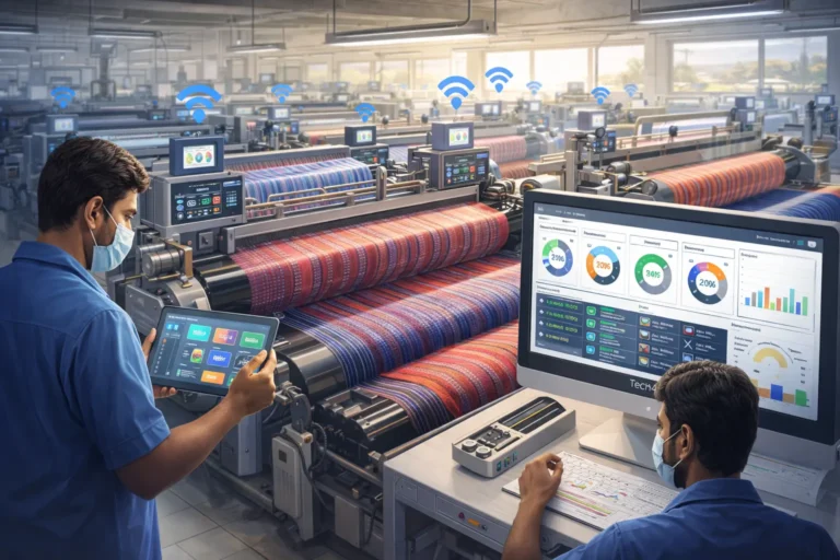 ERP for textile manufacturing in Tamil Nadu - loom monitoring IoT integration by Tech4LYF