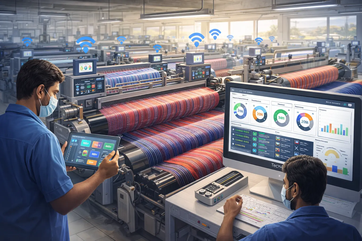 ERP for textile manufacturing in Tamil Nadu - loom monitoring IoT integration by Tech4LYF