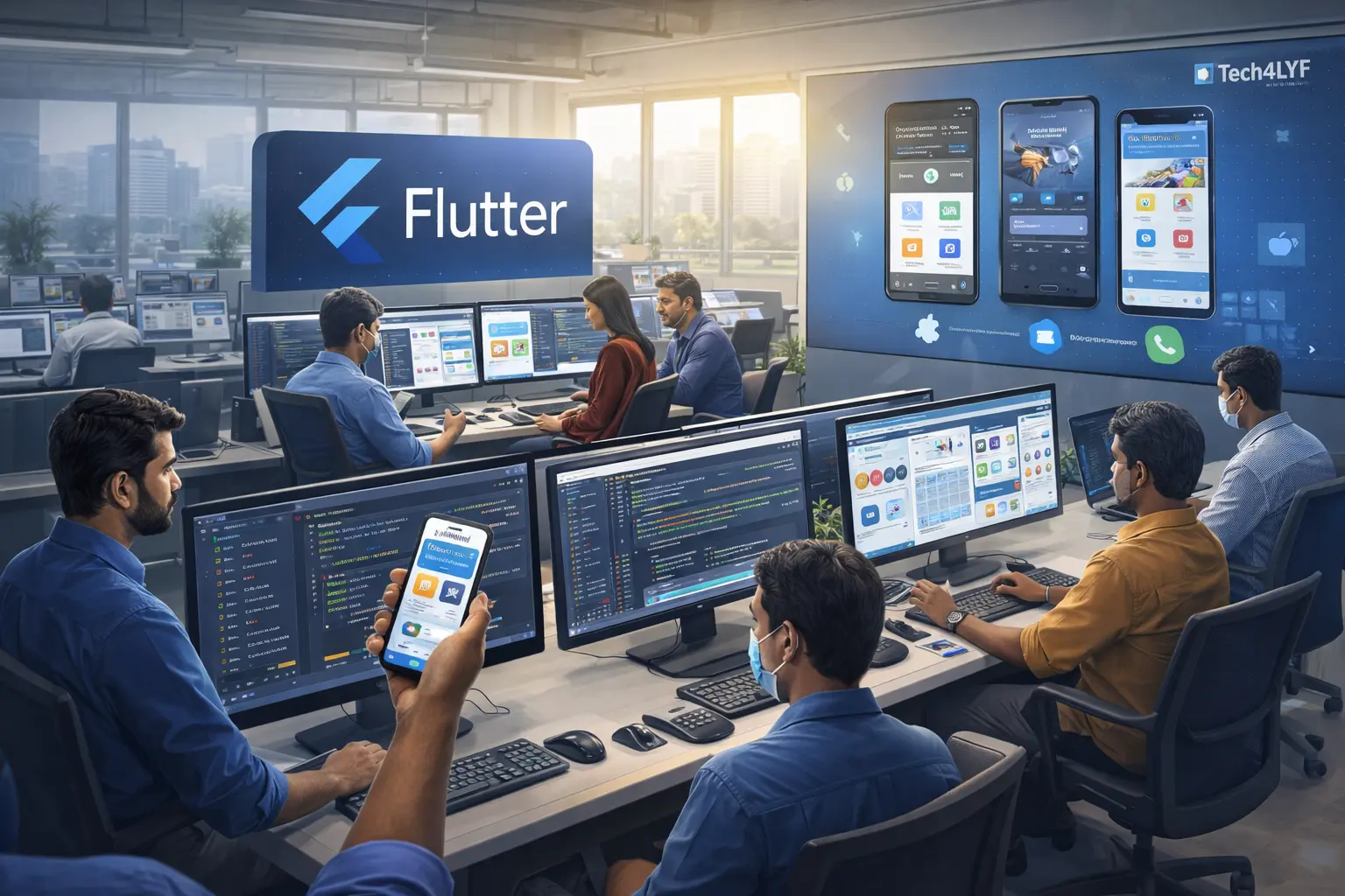 Flutter app development company in Chennai 2026 - Tech4LYF builds cross-platform mobile apps