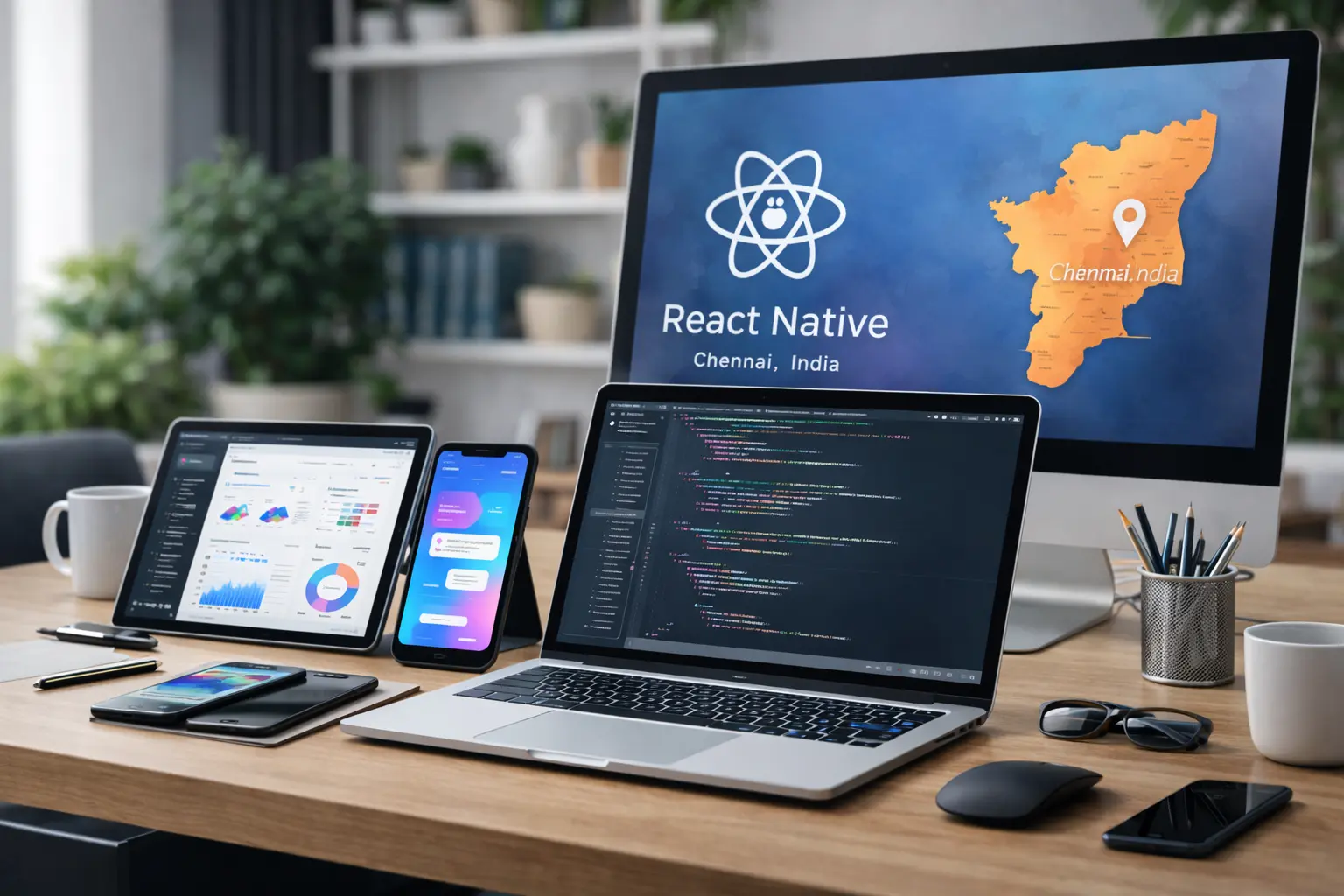 React Native app development company Chennai - Tech4LYF expert cross-platform mobile app developers building Android iOS applications