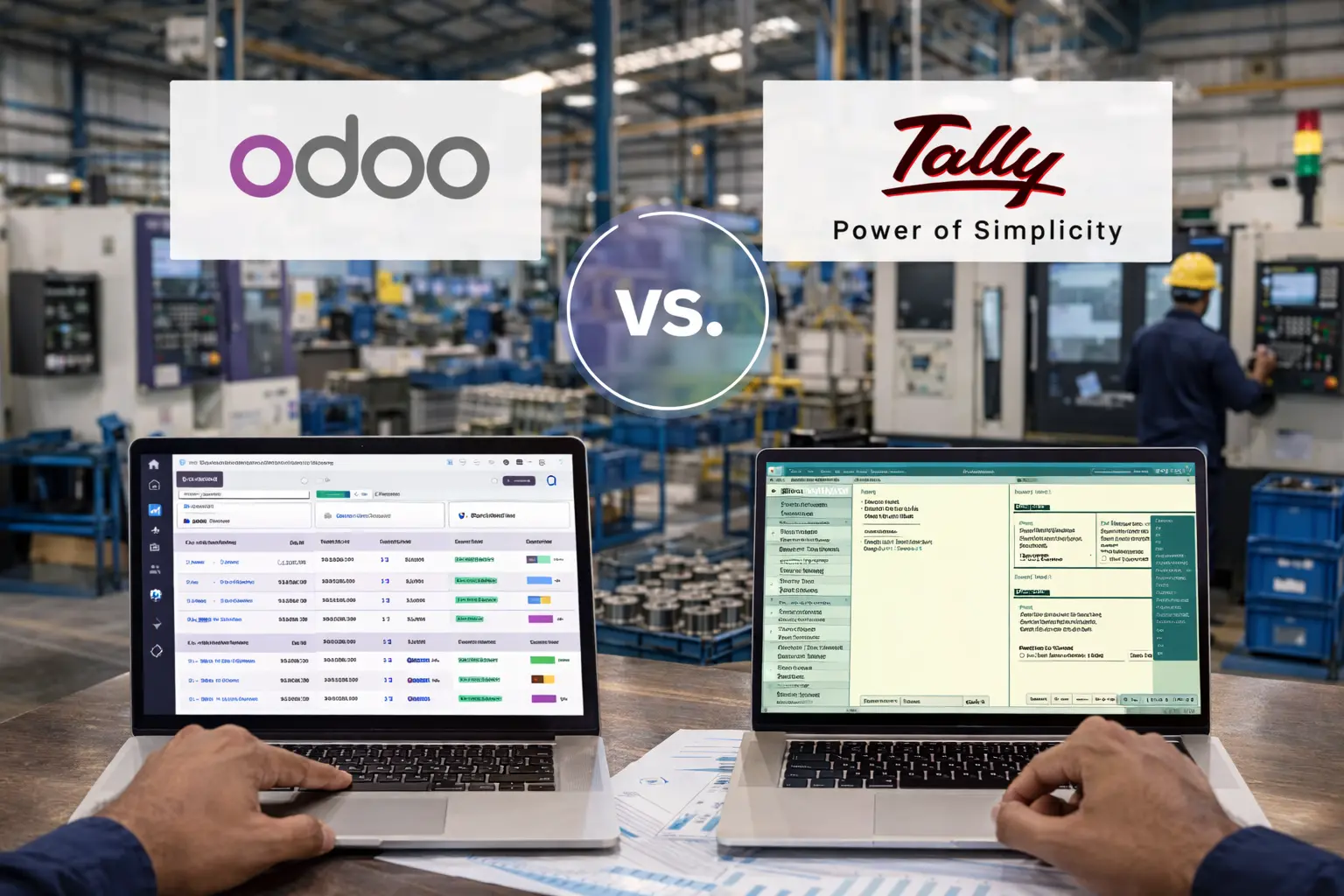Odoo vs Tally for Indian manufacturing