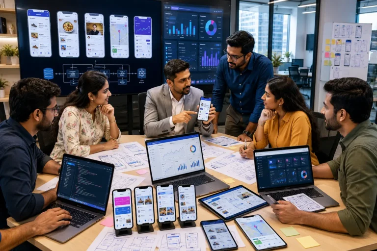 Mobile app development company in Chennai building Android iOS Flutter customer app employee app admin panel and business mobile solutions