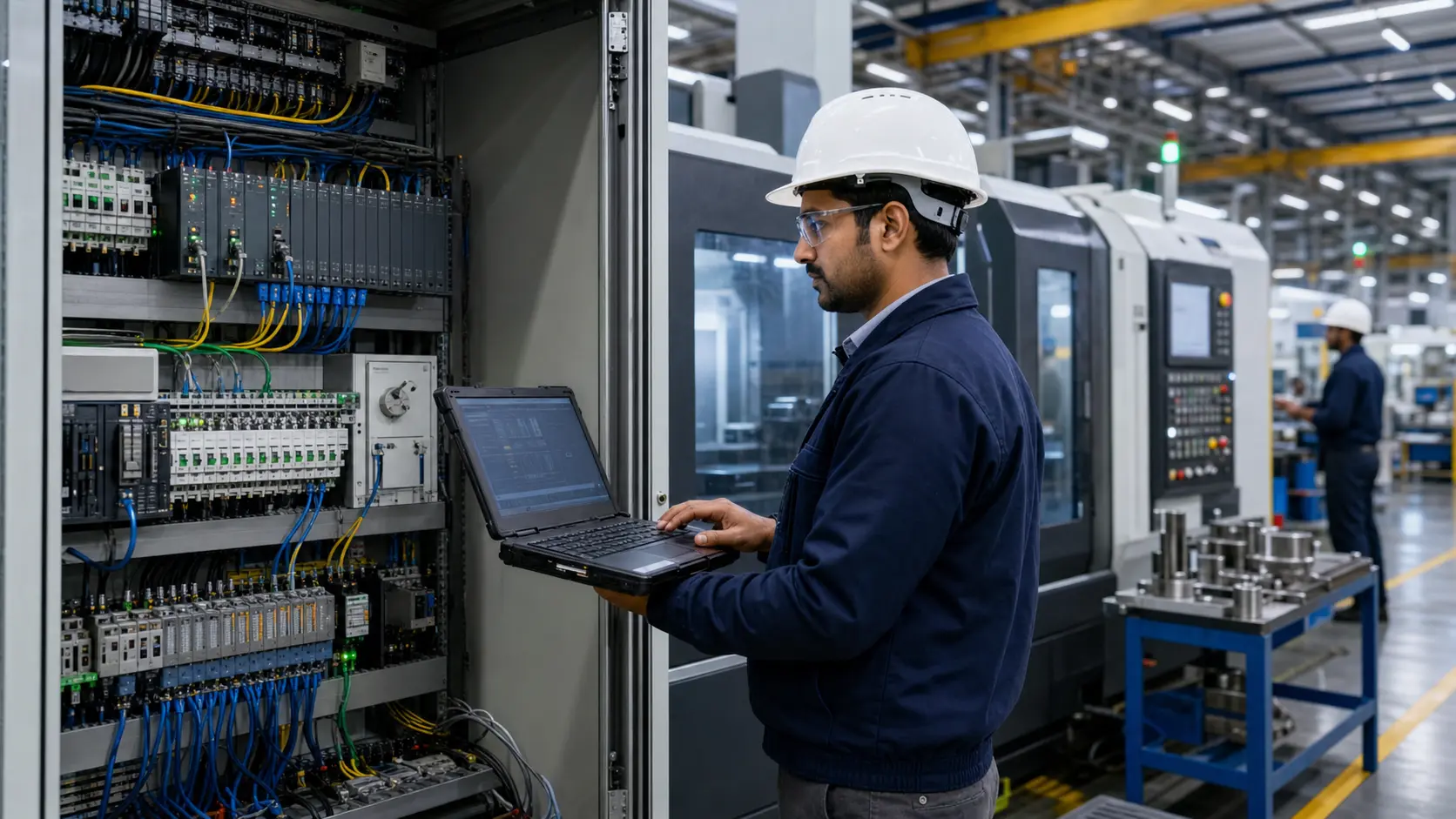 OPC UA MQTT and Modbus connected through an industrial IoT gateway in a smart factory