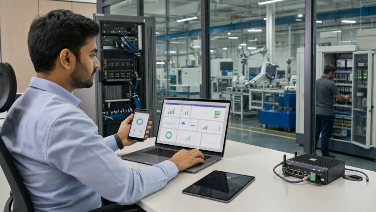 ERP API integration connecting Odoo mobile applications Industrial IoT and legacy business systems