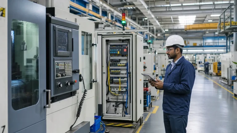 Odoo IoT integration connecting PLCs CNC machines ERP dashboards and mobile apps in an Indian factory