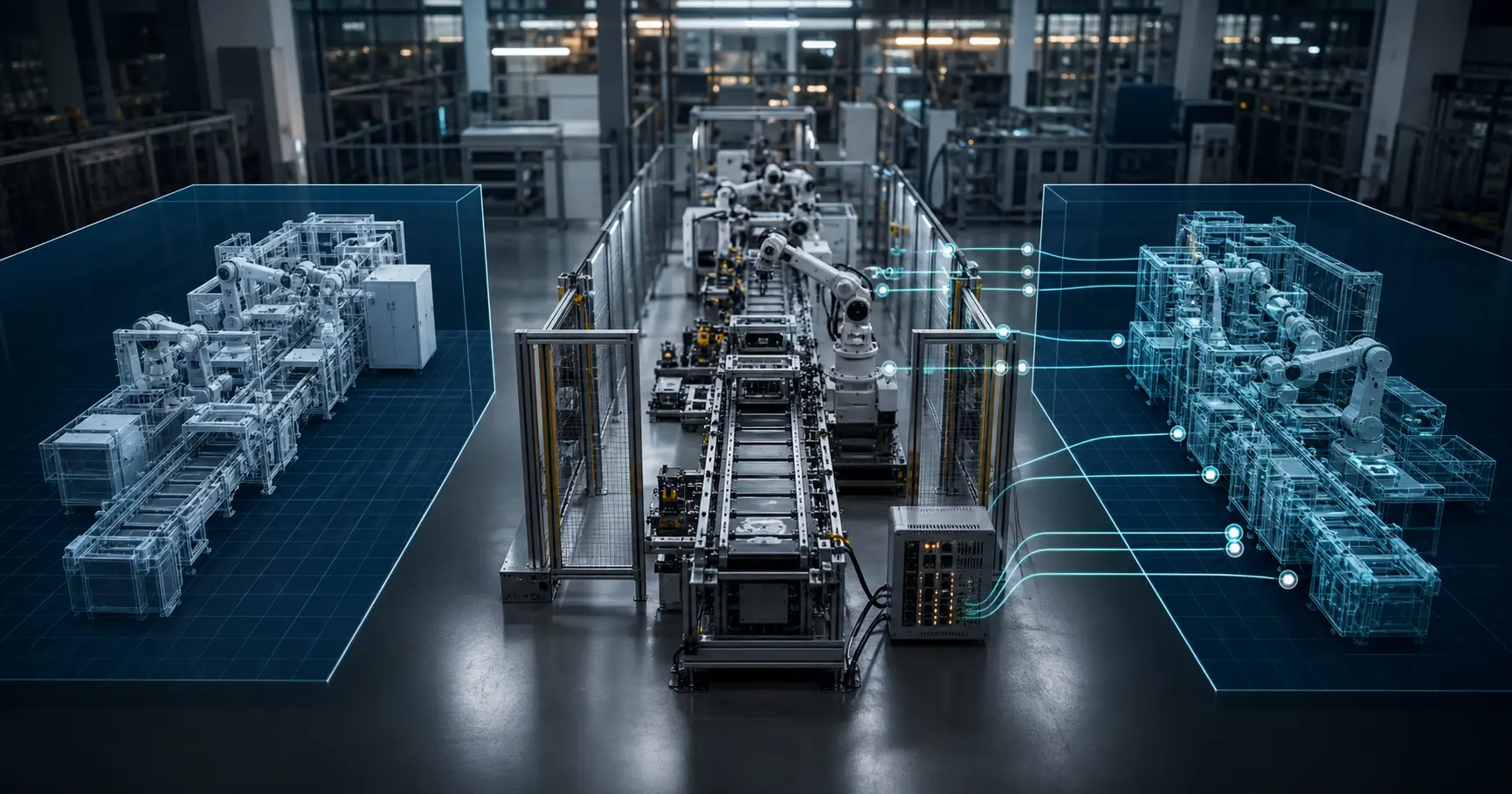 Digital twin vs simulation for manufacturing production systems