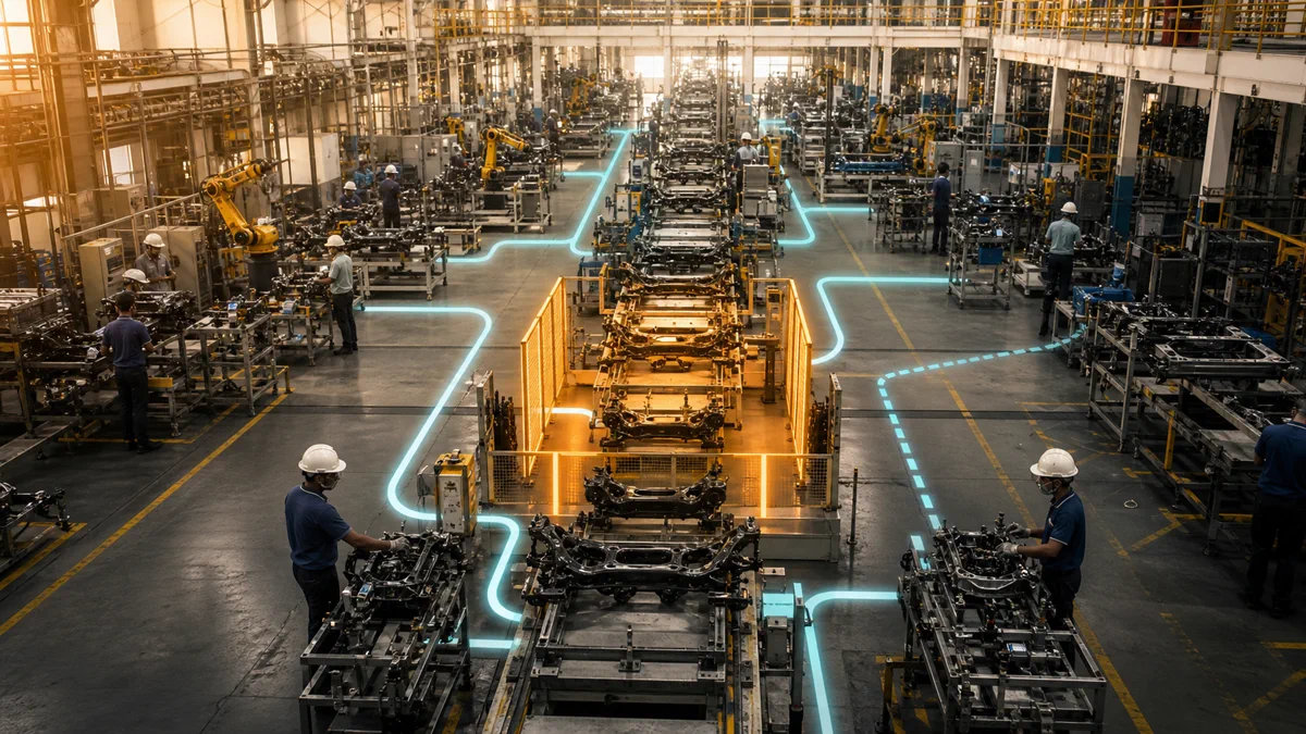 Bottleneck simulation Chennai for automotive manufacturing capacity analysis