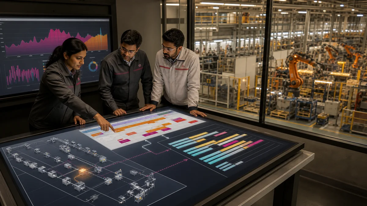 Capacity planning vs bottleneck simulation and finite scheduling comparison
