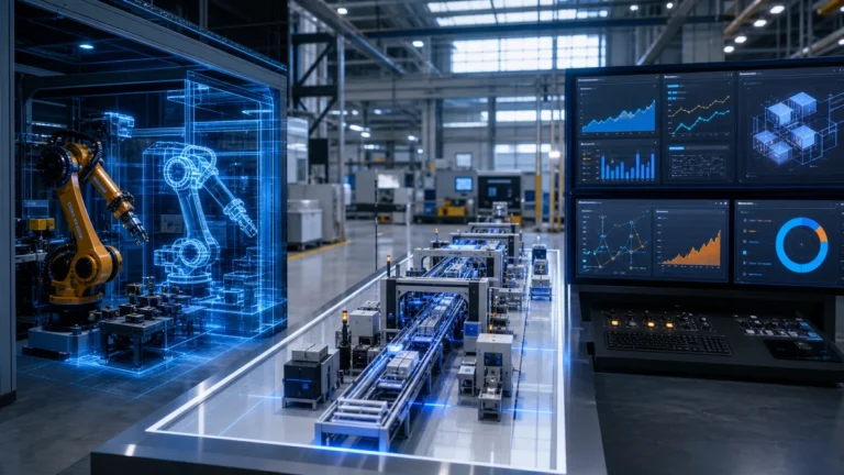 Digital twin vs simulation vs IoT dashboard comparison for manufacturing