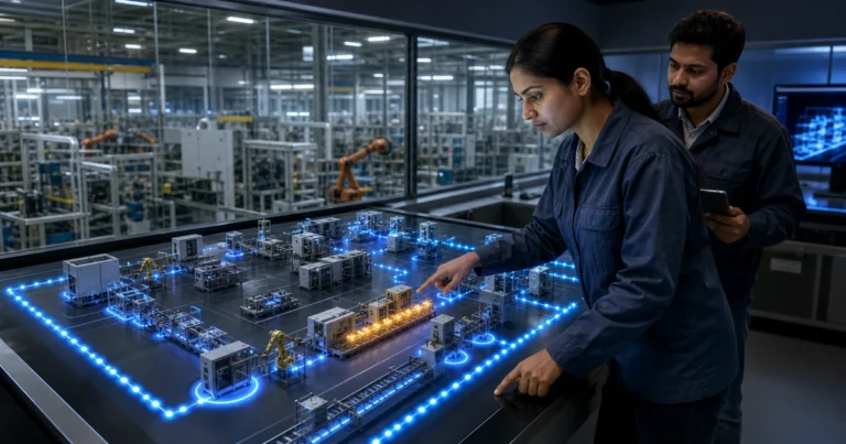 Discrete event simulation for manufacturing bottleneck analysis