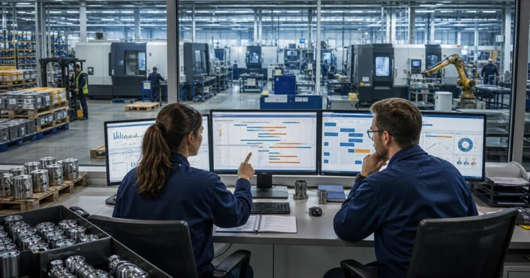 Production planning vs production scheduling and MRP workflow